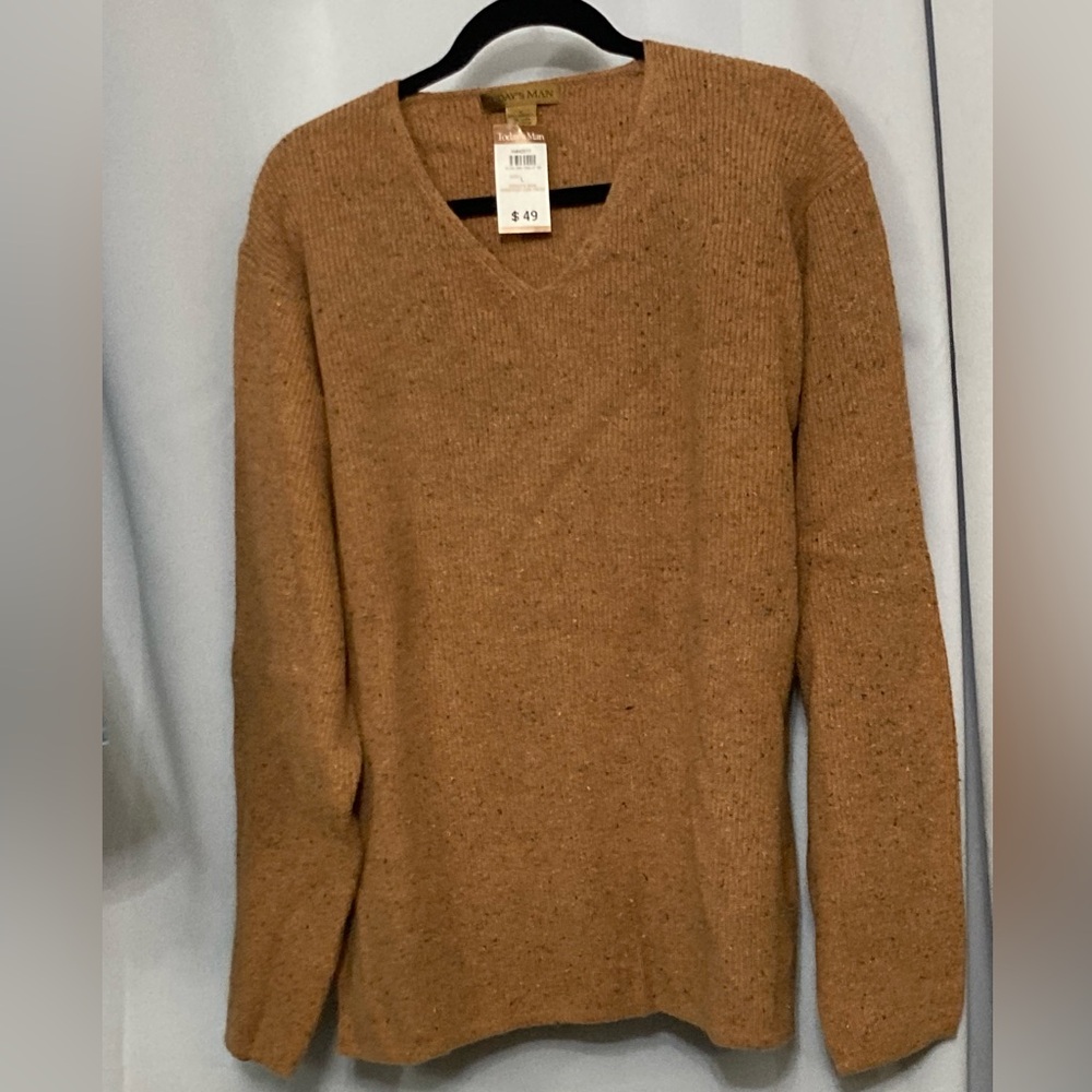Men's TODAY'S MAN V-Neck Sweater NWT